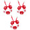 3Pièces Colliers Tricotés Pour Animaux , Accessoire Élégant 3