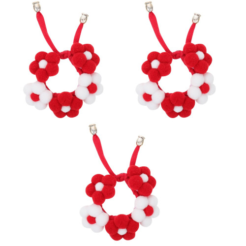 3Pièces Colliers Tricotés Pour Animaux , Accessoire Élégant 2