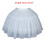 Crinoline Underskirt Petticoat Knee-Length White 3