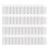 100 Pièces Rectangle Sublimation Keychain Blanks Double Side Heat Transfer Blanks  Blank Board Key Rings Blanks 2