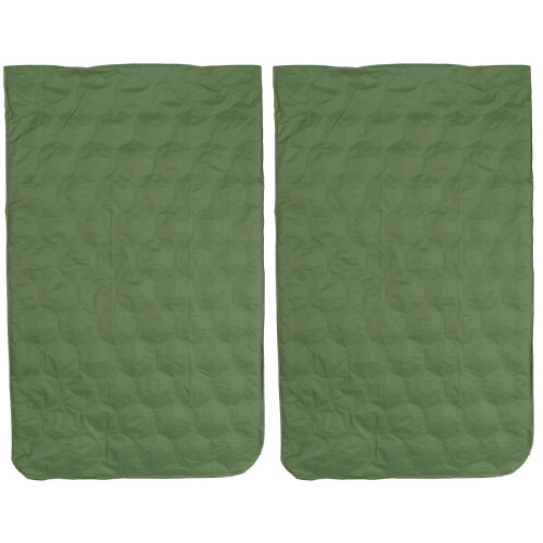 2Pcs Outdoor Inflatable Sleeping Mat Green Cushion Durable for Camping 1