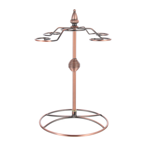 2Pièces Présentoir Marron Pour Verres À Vin Décoration 1