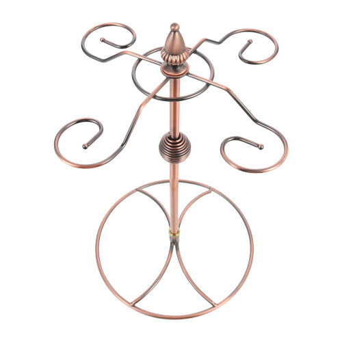 2Pièces Présentoir Marron Pour Verres À Vin Décoration 2