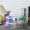 3X Adjustable Label Dispenser Acrylic Sticker Roll Dispenser Sticker Roll Holder Clear Label Holders 4 Disks 4