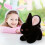 Small White Bunny Plush Toy 6 Inch 4