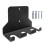 2X Supporto da Parete per Bilanciere Supporto da Parete per Asta di Stoccaggio Supporto Verticale per Bilanciere Resistente Supporto per Asta di 7