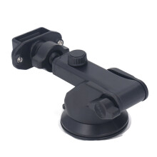 Supporto da parete per walkie-talkie auto, nero, con ventosa, compatibile con radio bidirezionali
