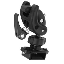 Support de fixation réglable pour talkie-walkie en ABS pour vélo, pour radios bidirectionnelles, noir