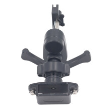 Support de fixation pour ventilation de voiture universel pour radio bidirectionnelle en ABS noir