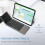 Wireless Bluetooth keyboard foldable thin design 4