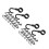 200Pcs Space-Saving Black Plastic Hooks for Home, Workshop, and Closet 7