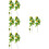 8Pcs Decorative Lemon Stems Yellow Simulation Branches for Home Layout 9
