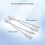 Injetor e divisor PoE passivo Ethernet com conectores RJ45DC 5,5x2,1mm 3