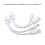Injetor e divisor PoE passivo Ethernet com conectores RJ45DC 5,5x2,1mm 4