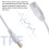 Injetor e divisor PoE passivo Ethernet com conectores RJ45DC 5,5x2,1mm 6