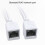 Injetor e divisor PoE passivo Ethernet com conectores RJ45DC 5,5x2,1mm 8
