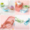 8Pièces Poignées Bébé Silicone Antidérapant Ergonomique 10