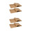 200Pièces Papier Cuisson Antiadhésif Pour Four Grill 4