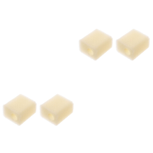4Pcs Fish Tank Filter Sponge Pads Beige Elastic Compression Aquarium 2