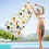 Πετσέτες θαλάσσης Ovzne Oversized 30x60 ίντσες, ελαφριές πολύχρωμες πετσέτες μπάνιου από 5