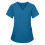 asdoklhq Plus Size Scrubs Γυναικείο Φόρμα Νοσοκόμας με Κοντομάνικο, Μονόχρωμο, Τσέπη και V-Neck, 6
