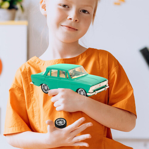 12Pièces Roues Caoutchouc Silencieuses Pour Voitures Jouets Stem 2
