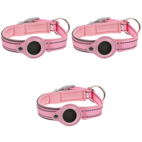 3Pièces Collier Rose Anti- Pour Avec Coque Protectrice 2