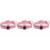 3Pièces Collier Rose Anti- Pour Avec Coque Protectrice 4