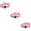 3Pièces Collier Rose Anti- Pour Avec Coque Protectrice 9
