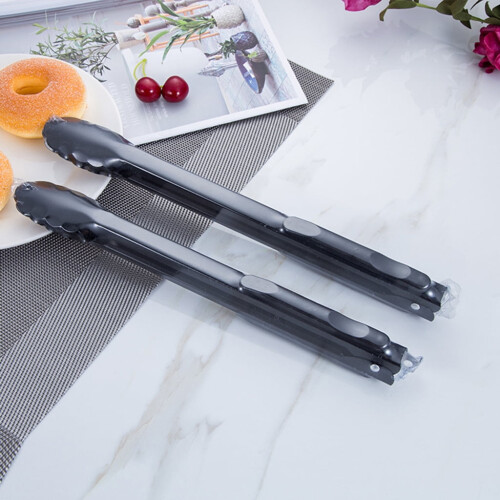 Pinça para alimentos Apooke em aço inoxidável, 35,5 cm (14 polegadas) 2