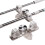 Suction Cup Mop and Broom Holder with Adjustable Hooks 3