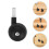 6Pcs Easy Install Black Toddler Stroller Wheels PP Material Swivel 10