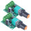 2-Piece DC Motor Speed Controller 1.8-15V 2A PWM 12