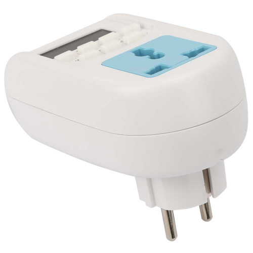 LCD Digital Timer Socket, Programmable Timer Outlet With High Accuracy Energy Saving Plug In Timer For Home Use Wide Range Of Application Random 1