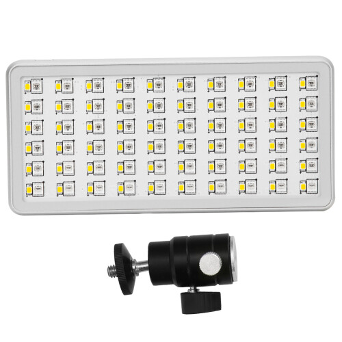 High CRI LED Video Light With Color Temperature Adjustability, Dimmable RGB Lighting Panel Featuring Smartphone Control And Bluetooth Compatibility 1