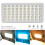 Bluetooth Compatible RGB LED Light For Cameras, Dimmable Color Temperature Adjustable Lighting Panel With Light Diffuser And Camera Mount 7