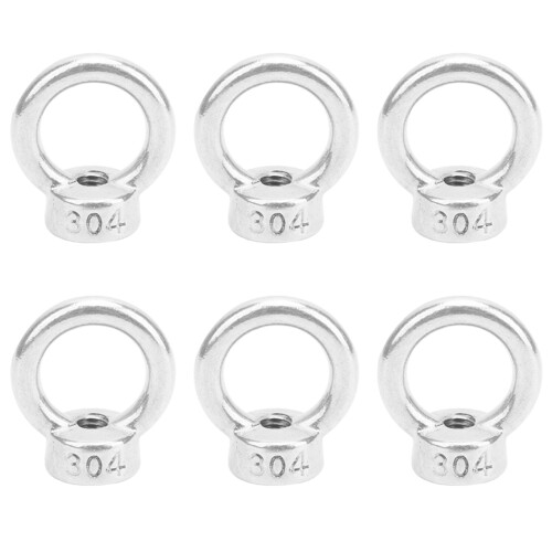 Καλό υλικό χάλυβα M6Thread ανυψωτικού ματιών Nut304Stainless ικανότητας ρουλεμάν 1