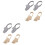 4Pairs Socks Foot Cover Durable Comfortable 3