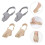 4Pairs Socks Foot Cover Durable Comfortable 11