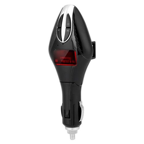 Πομπός FM αυτοκινήτου Bluetooth Κλήσεις Hands-Free Διπλός φορτιστής USB Ακύρωση θορύβου 2