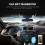 Wireless Bluetooth FM Transmitter Hands-Free Call Dual USB Charging Noise Suppression Full-Duplex Sound Universal Compatibility Voltmeter MP3TF 3
