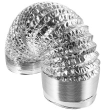 Dryer Exhaust Hose Duct Hose Aluminum Foil Silver 1 Pc