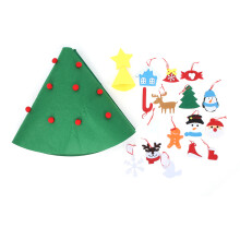 Chapéu de Elfo para Fantasia de Natal com Design Festivo de Árvore, Versátil e Ideal para as Festas, com Sinos e Topo Curvo. Decoração Divertida