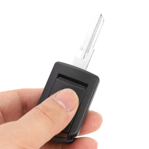 2-Button Car Remote Key Fob Case Shell Fit for Opel ABS Black 2