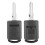 2-Button Car Remote Key Fob Case Shell Fit for Opel ABS Black 7
