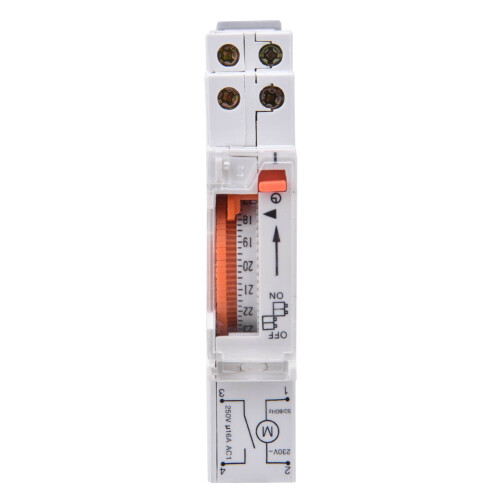 Multi-Function Time Relay with Microcomputer Control, Wide Range Delay Setting for Day Cycles, AC220V50/60Hz Programmable Din Rail Timer, Electronic