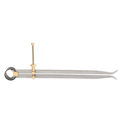 Adjustment Mechanism Spring Divider Caliper Rapid Adjust Compass with Hardened Points Fine Grinding Processing Tool for Measuring Distances and