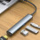 Travel Friendly 3/4 Function USB C Dock Features 100W Fast Charging 4K Video Output Fast Speed Data Transfer Capability 2