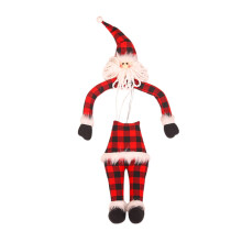 Décorations charmantes pour sapin de Noël, cadeau de Noël chaleureux, gnomes en peluche suédois Tomte, multicolores, non tissés et fil d'acier,