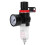 Adjustable Pressure Range Pneumatic Filter Regulator Air Treatment Device With Water Trap Filter Semi Automatic Drain And High Flow Capacity 2